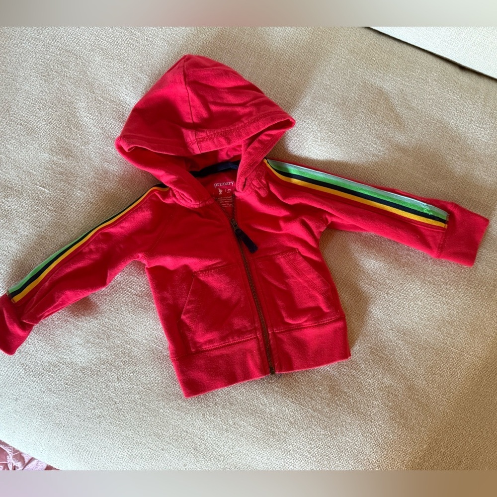 Primary zip hoodie‎ 6-12m​​
